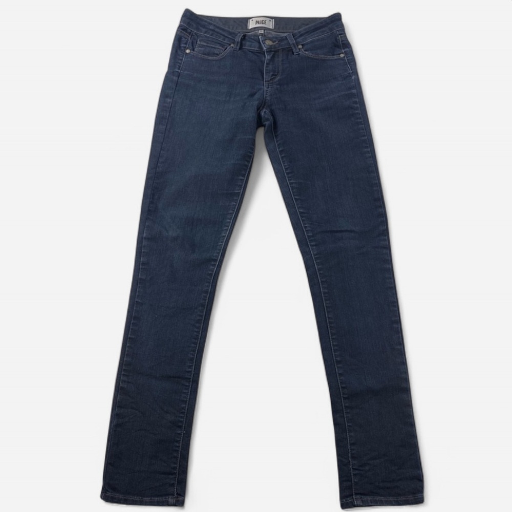 PAIGE Women’s Skyline Skinny Jeans Dark Blue Size 26 - Picture 3 of 14